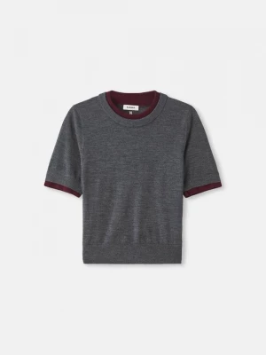 Foto van product T-shirt basic Sandro grijs