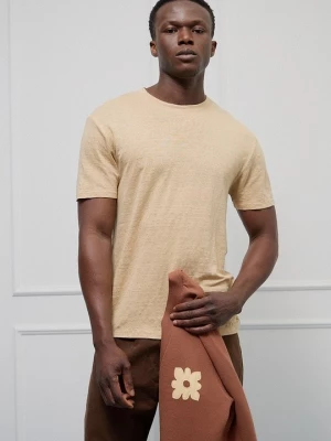Foto van product T-shirt basic Sandro lichtbruin
