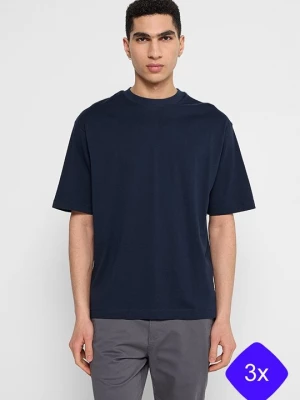 Foto van product T-shirt basic Selected donkerblauw