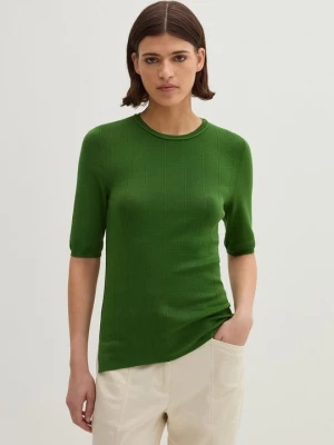 Foto van product T-shirt basic Stefanel groen