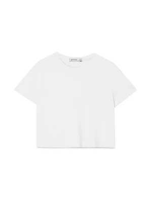 Foto van product T-shirt basic Stradivarius wit