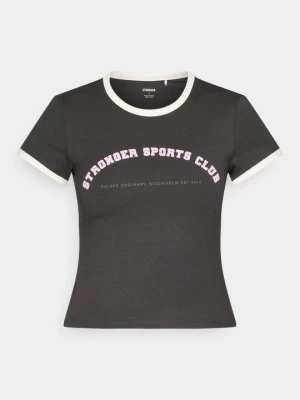 Foto van product T-shirt basic Stronger donkergrijs