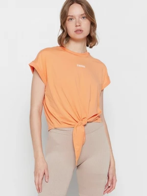 Foto van product T-shirt basic Stronger oranje