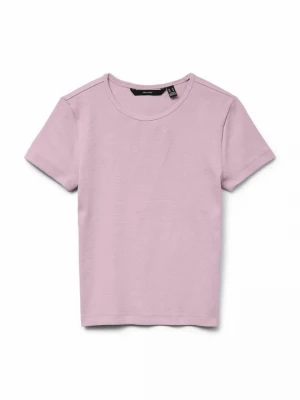 Foto van product T-shirt basic Vero Moda donkerroze