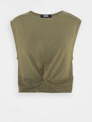 Foto van product T-shirt basic Zign By Zalando kaki