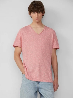 Foto van product T-shirt in gemêleerd met rolrand QS sinaasappel