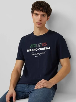 Foto van product T-shirt in zware jersey met artwork | Wintersportcollectie s.Oliver blauw