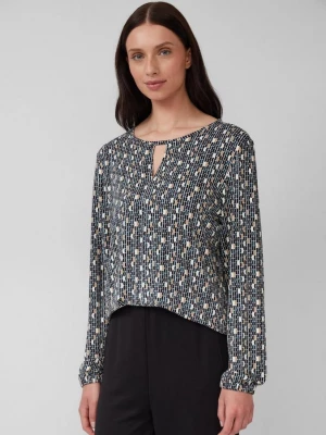 Foto van product T-shirt met all-over print en elastische boorden s.Oliver petrol