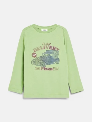 Foto van product T-shirt met lange mouwen en print s.Oliver groen