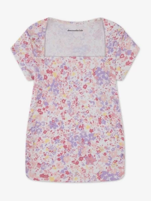 Foto van product T-shirt print Abercrombie & Fitch lila