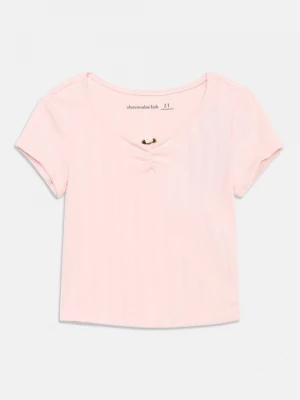Foto van product T-shirt print Abercrombie & Fitch roze