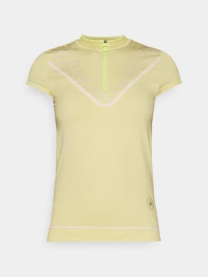 Foto van product T-shirt print Adidas by Stella McCartney goudkleurig