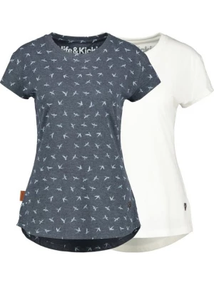 Foto van product T-shirt print ALIFE & Kickin donkerblauw