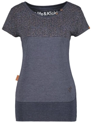 Foto van product T-shirt print ALIFE & Kickin donkerblauw