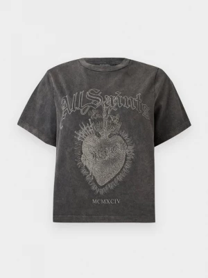 Foto van product T-shirt print AllSaints donkergrijs