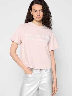 Foto van product T-shirt print AllSaints mauve