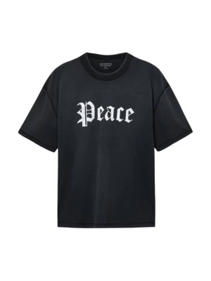 Foto van product T-shirt print AllSaints zwart
