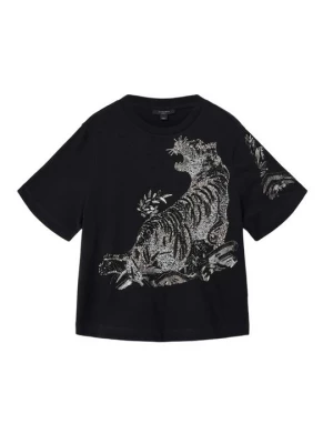 Foto van product T-shirt print AllSaints zwart