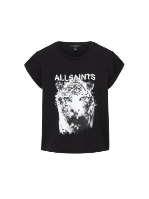 Foto van product T-shirt print AllSaints zwart