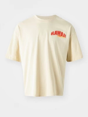 Foto van product T-shirt print Alpha Industries crème