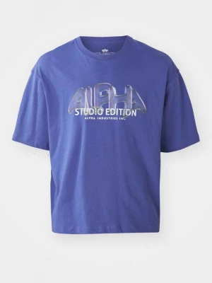 Foto van product T-shirt print Alpha Industries donkerpaars