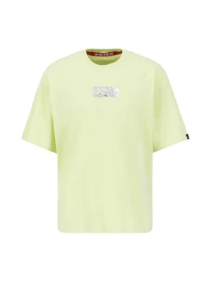 Foto van product T-shirt print Alpha Industries lichtgroen
