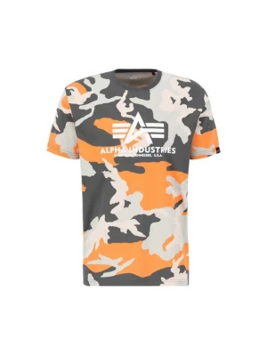 Foto van product T-shirt print Alpha Industries oranje