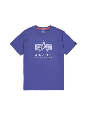 Foto van product T-shirt print Alpha Industries paars
