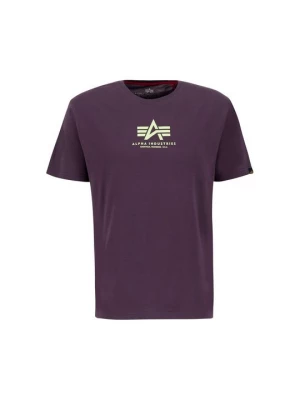 Foto van product T-shirt print Alpha Industries paars