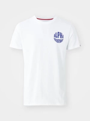Foto van product T-shirt print Alpha Industries wit