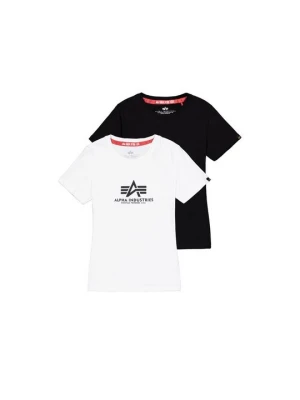 Foto van product T-shirt print Alpha Industries wit