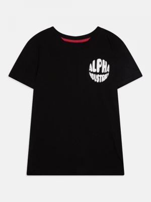 Foto van product T-shirt print Alpha Industries zwart