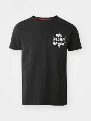 Foto van product T-shirt print Alpha Industries zwart