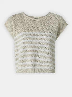 Foto van product T-shirt print American Vintage beżowy
