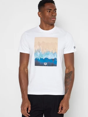 Foto van product T-shirt print Arena wit