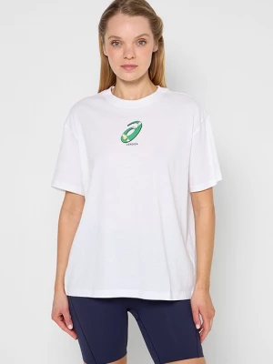 Foto van product T-shirt print Asics wit