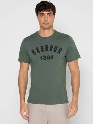 Foto van product T-shirt print Barbour groen