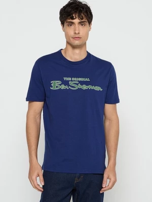 Foto van product T-shirt print Ben Sherman donkerblauw