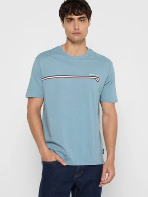 Foto van product T-shirt print Ben Sherman lichtblauw