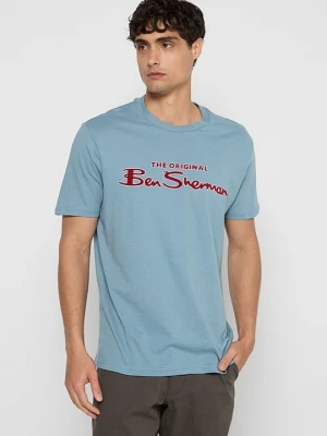 Foto van product T-shirt print Ben Sherman lichtblauw