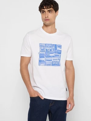 Foto van product T-shirt print Ben Sherman wit