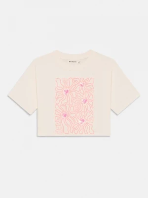 Foto van product T-shirt print Billieblush crème