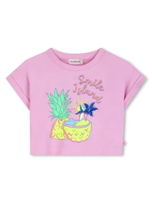 Foto van product T-shirt print Billieblush donkerroze