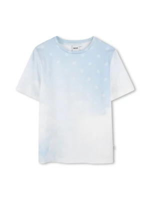 Foto van product T-shirt print Boss blauw