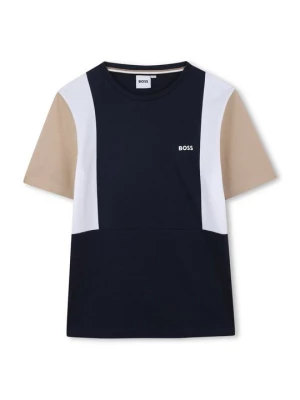Foto van product T-shirt print Boss blauw