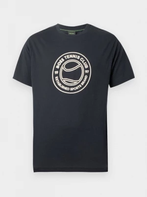 Foto van product T-shirt print Boss donkerblauw