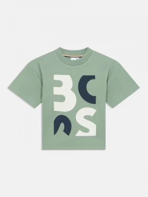 Foto van product T-shirt print Boss groen