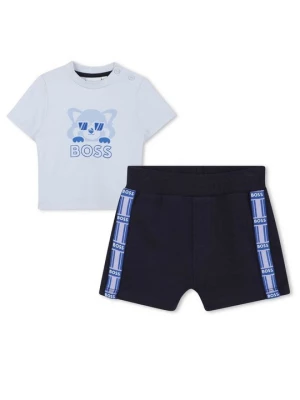 Foto van product T-shirt print Boss lichtblauw