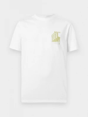 Foto van product T-shirt print Boss wit