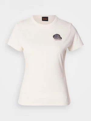 Foto van product T-shirt print Boss wit